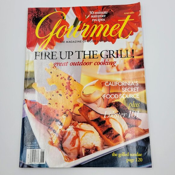 Vintage Cookbooks Gourmet June 2000 Country Cooking December 1988 Cooking Recipe - Picture 4 of 15